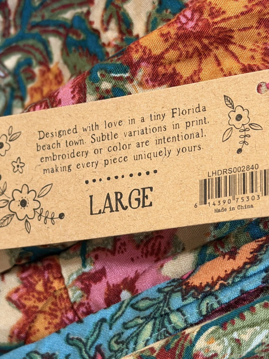 Natural Life cottage-core dress