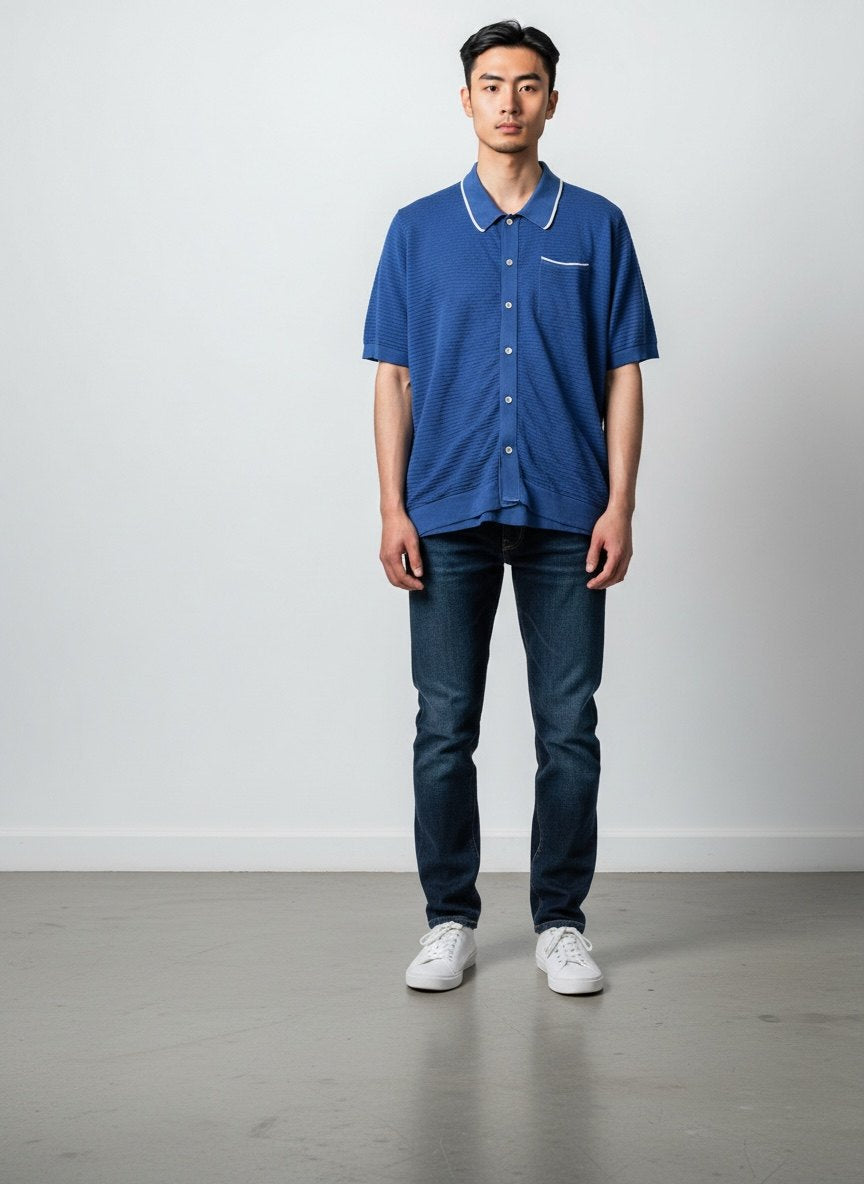 Irish Crone Button Up Polo Shirt