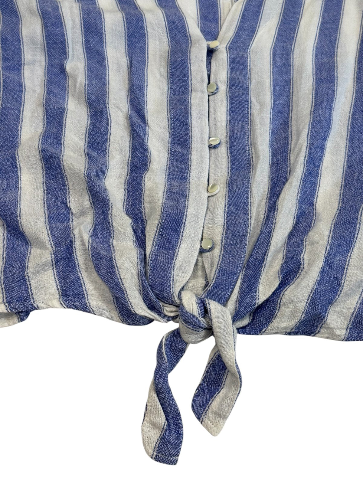 Rails Button Up & Tie Front Size M