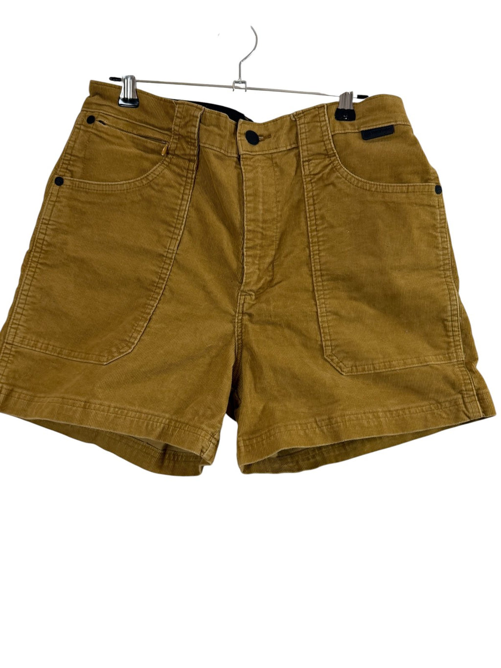 Wrangler ATG All Terrain Gear Corduroy Utility Shorts Mustard Brown Women’s 10