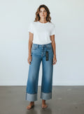 Madden Girl Slouchy High Cuff Jeans – New With Tags – Size 1