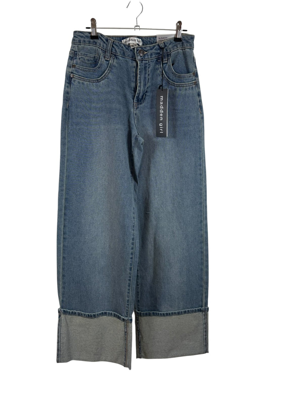 Madden Girl Slouchy High Cuff Jeans – New With Tags – Size 1