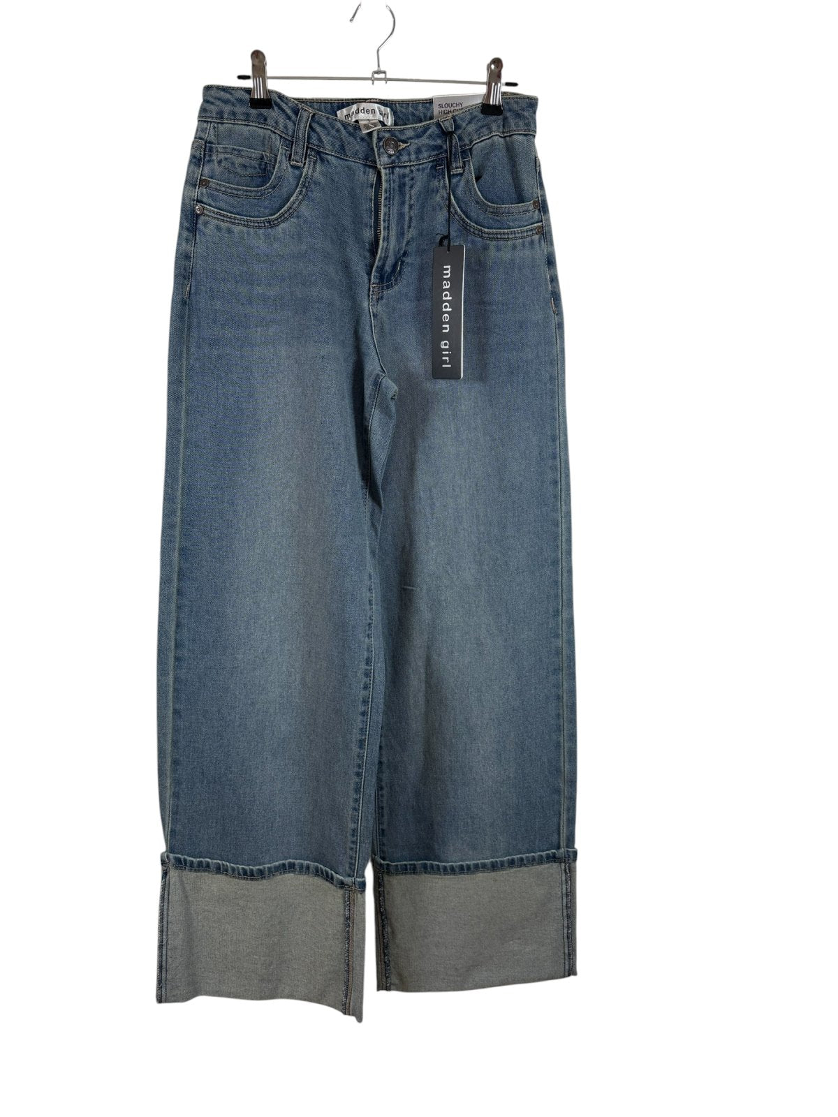 Madden Girl Slouchy High Cuff Jeans – New With Tags – Size 1