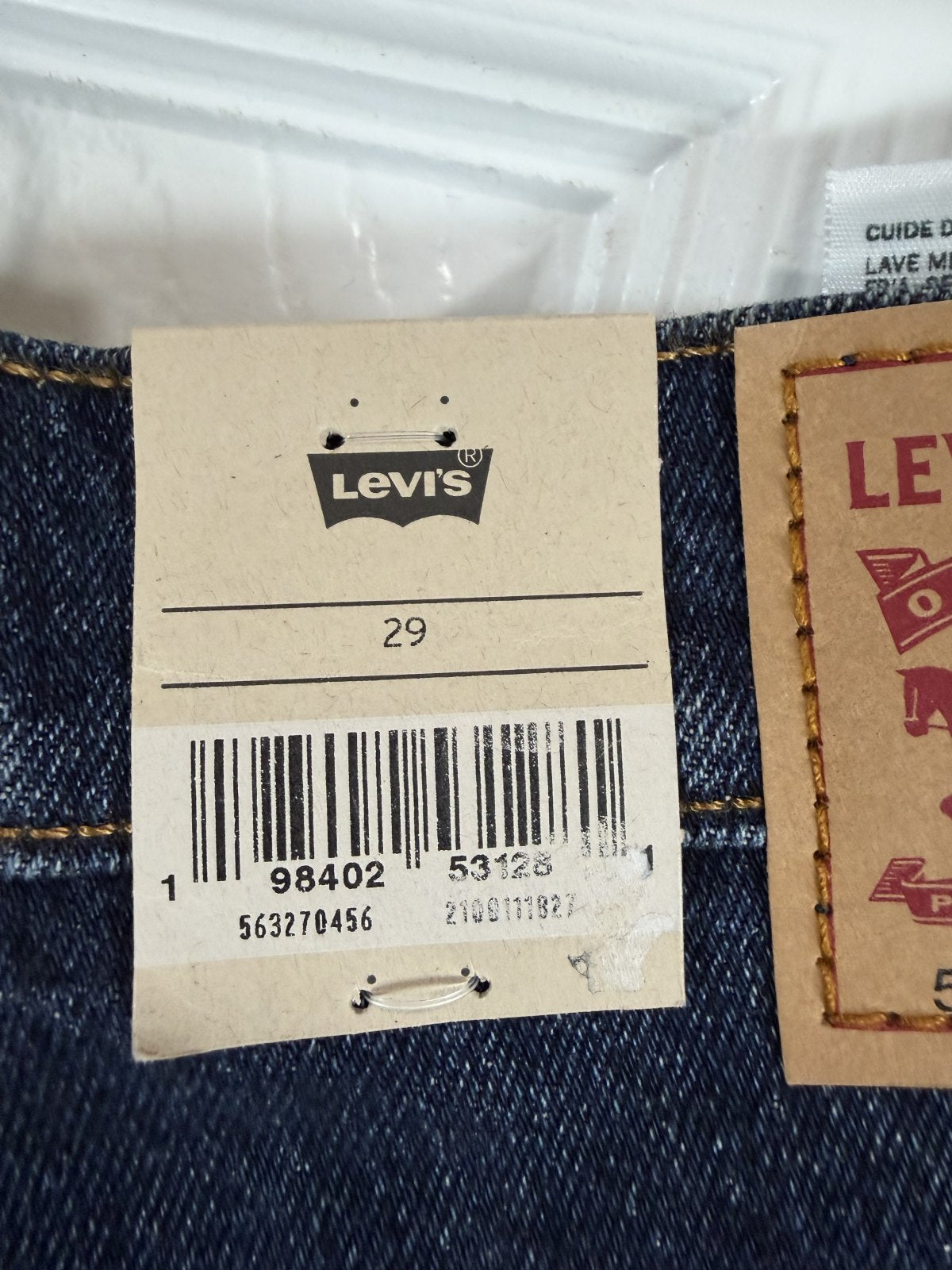 Levi's 501 Original Denim Shorts Dark Wash Women's W29 NWT