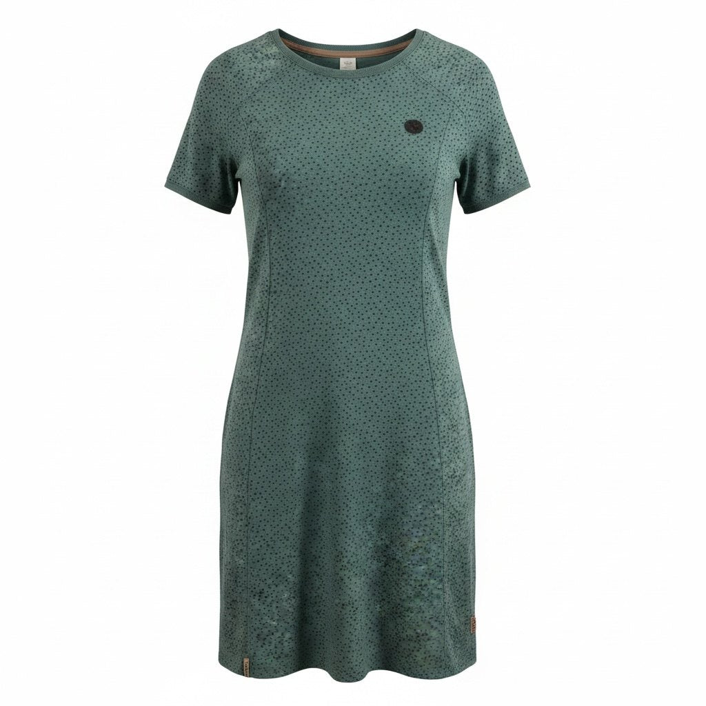 Naketano The Poet’s Choice Star Print Jersey Dress Green Size M