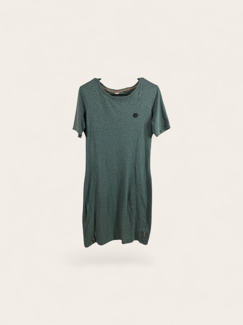 Naketano The Poet's Choice Star Print Jersey Dress Green Size M