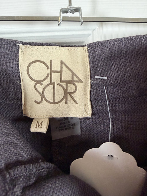 Chaser Washed Gray Utility Mini Skirt Front Patch Pockets Women's Medium