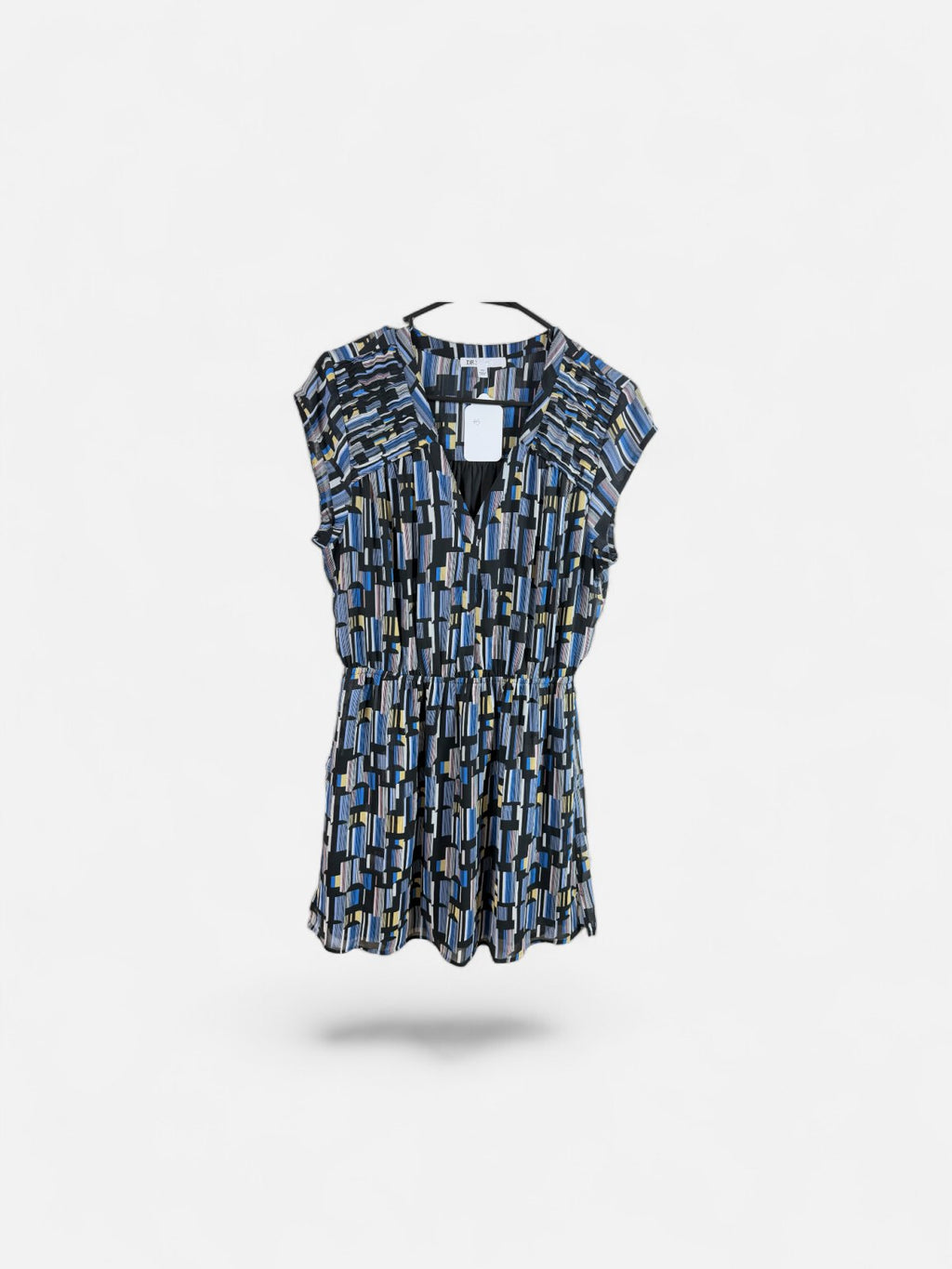 DR2 Geometric Print Sleeveless Dress Size PM