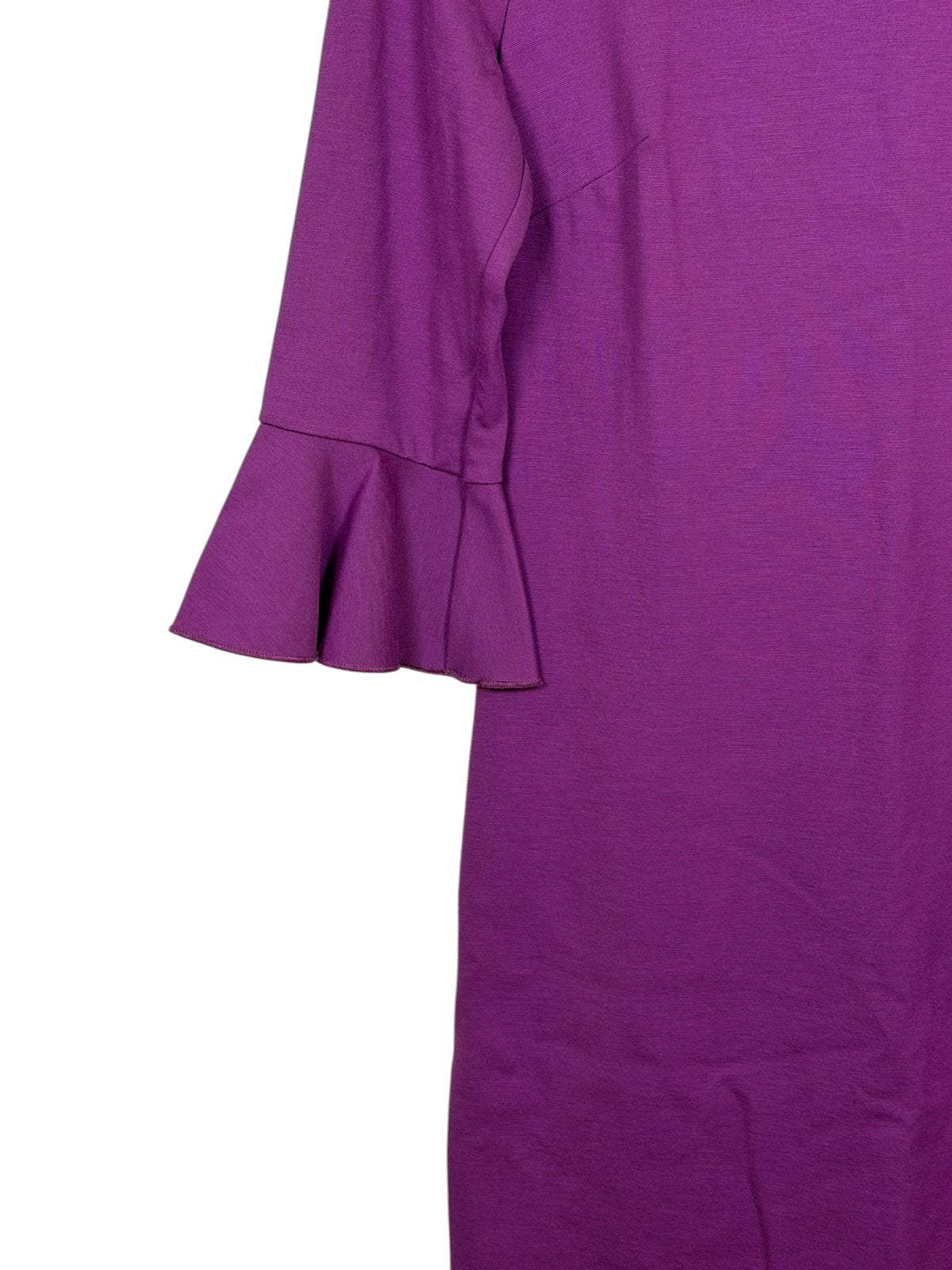 Banana Republic Purple Ruffle Sleeve Sheath Dress Women's Size 4