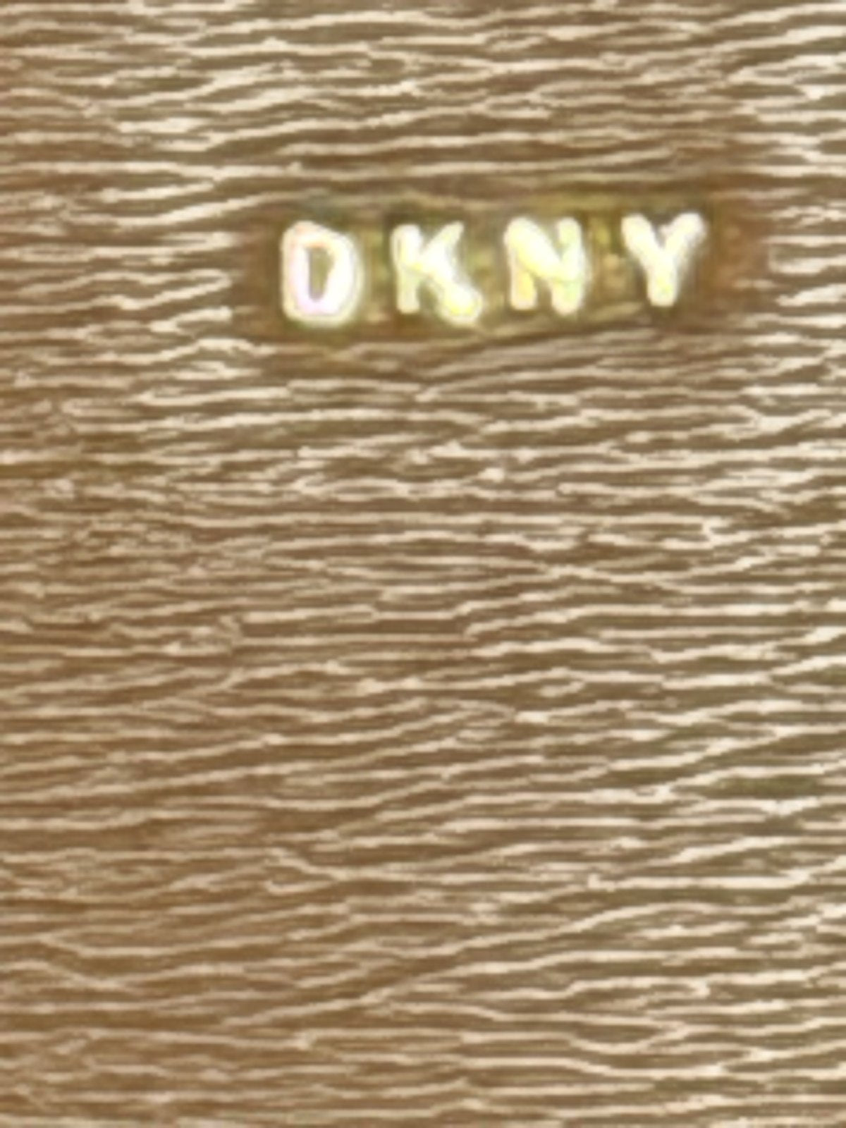 DKNY Cognac Brown Zip-Top Tote Bag NWOT