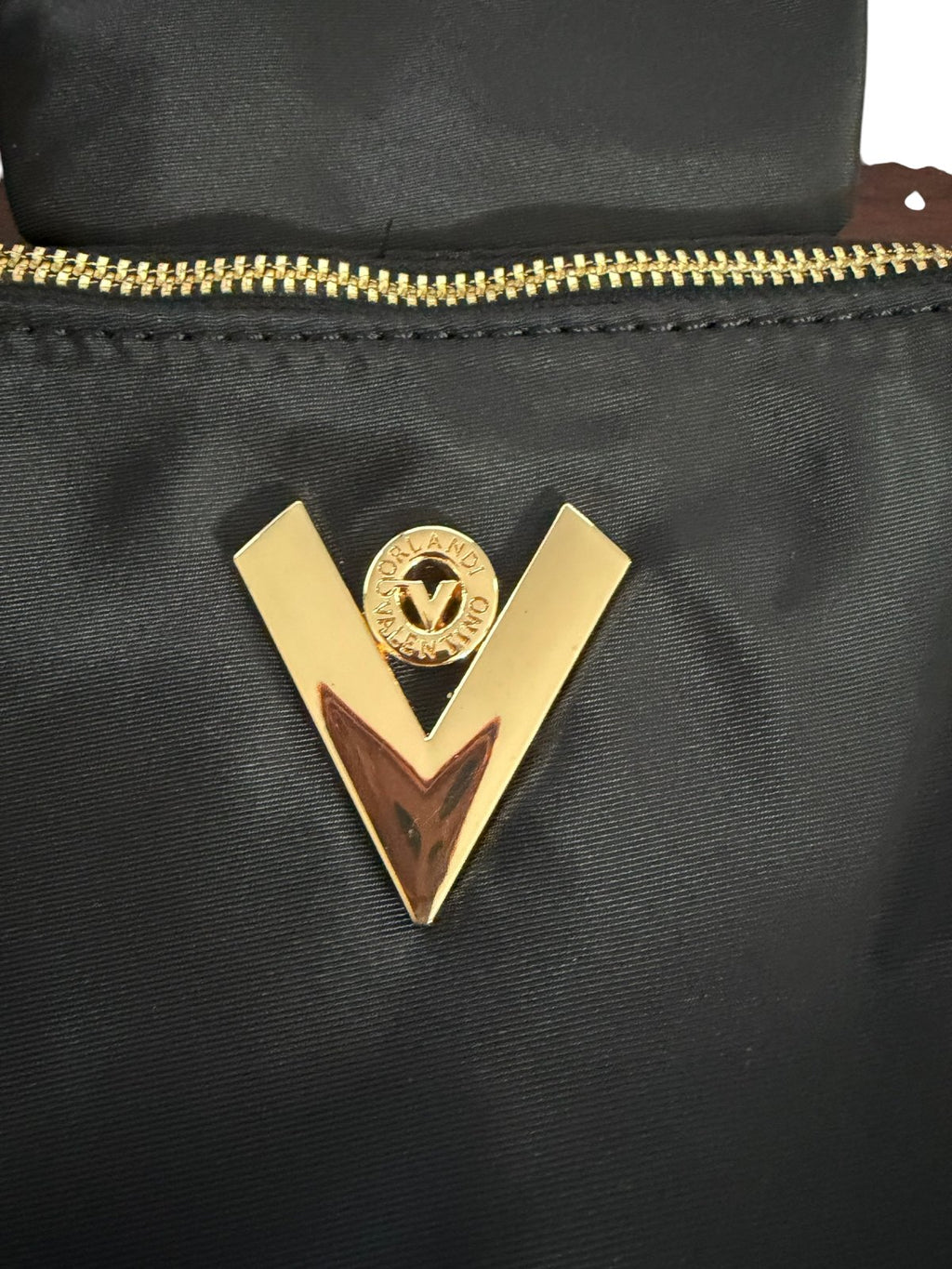 Valentino Orlandi Black Vegan Leather Shoulder Bag with Matching Wallet NWT Designed in Italy