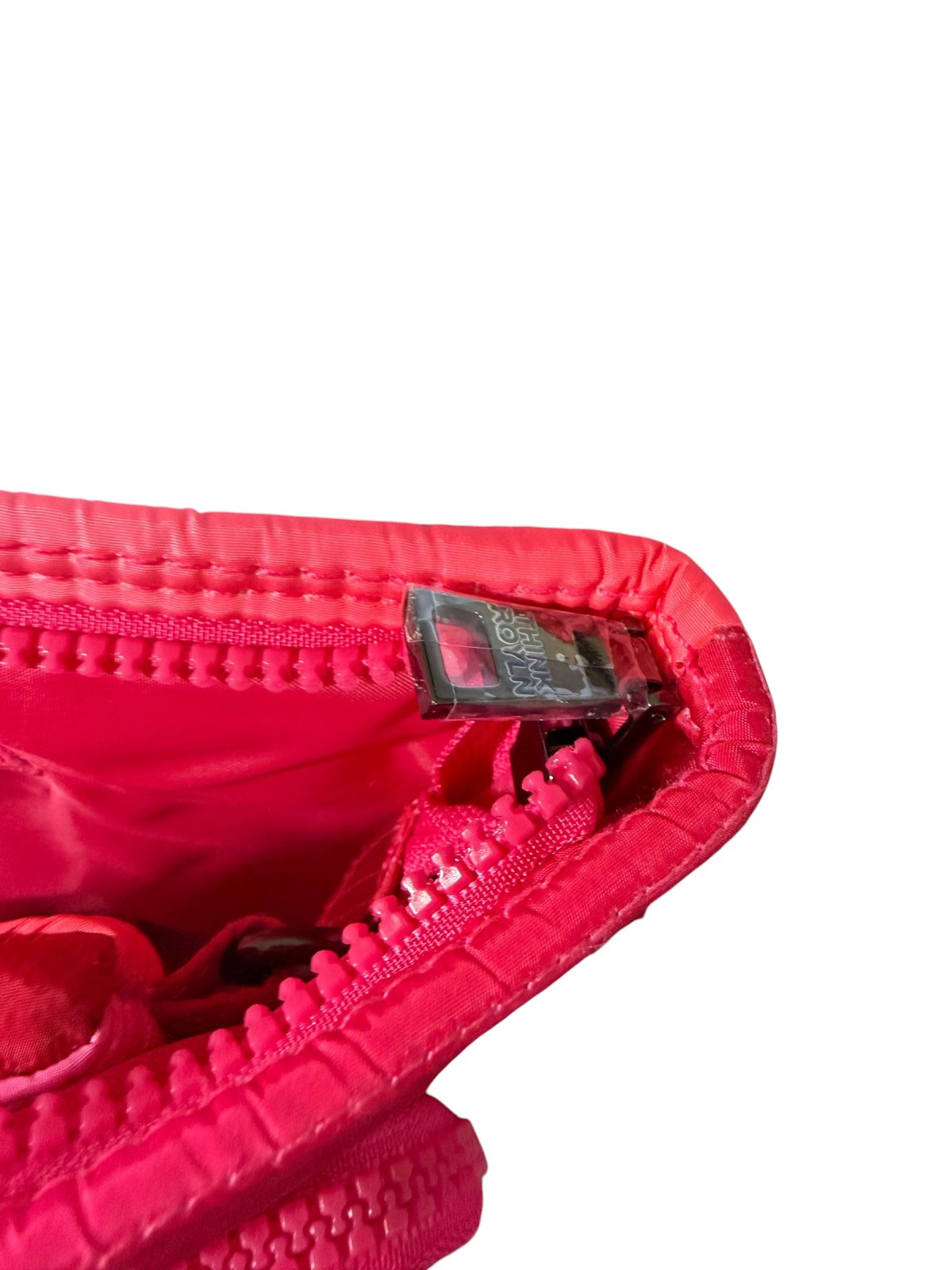 Think Royln RFID Crossbody Bag Fuchsia Ombre Quilted Nylon Convertible NWT