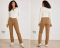 Toad&Co Women's Utility Carpenter Pants Camel Brown Organic Cotton Size 6