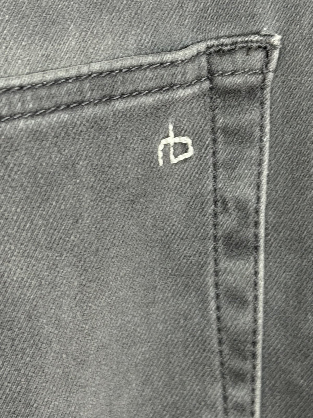 rag & bone Fit 2 Slim Gray Jeans Women's 29x32 Mid Rise Stretch Denim