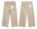 Zenana High Rise Wide Leg Crop Jeans – Beige – Size Medium – NWT