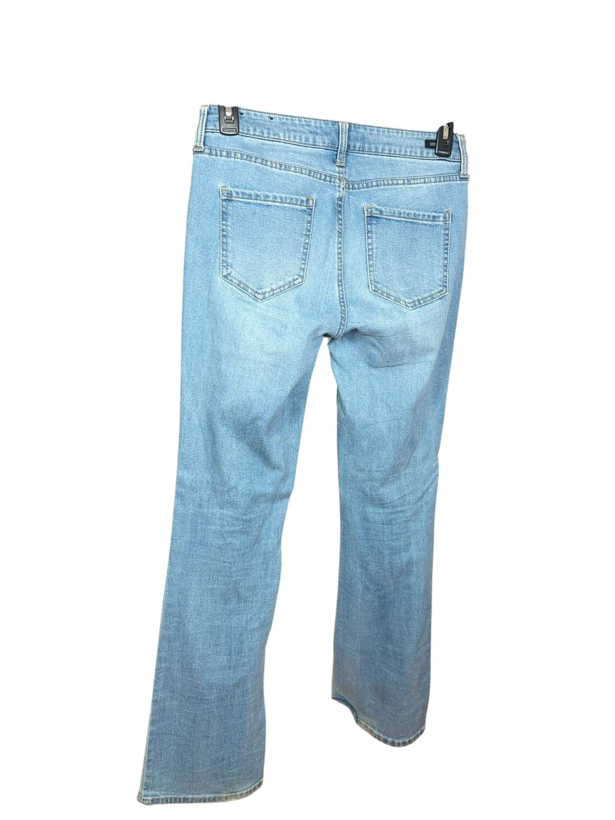 Liverpool Jeans Company Isabelle Skinny Bootcut Jeans Women's Size 8 Light Wash Distressed Stretch