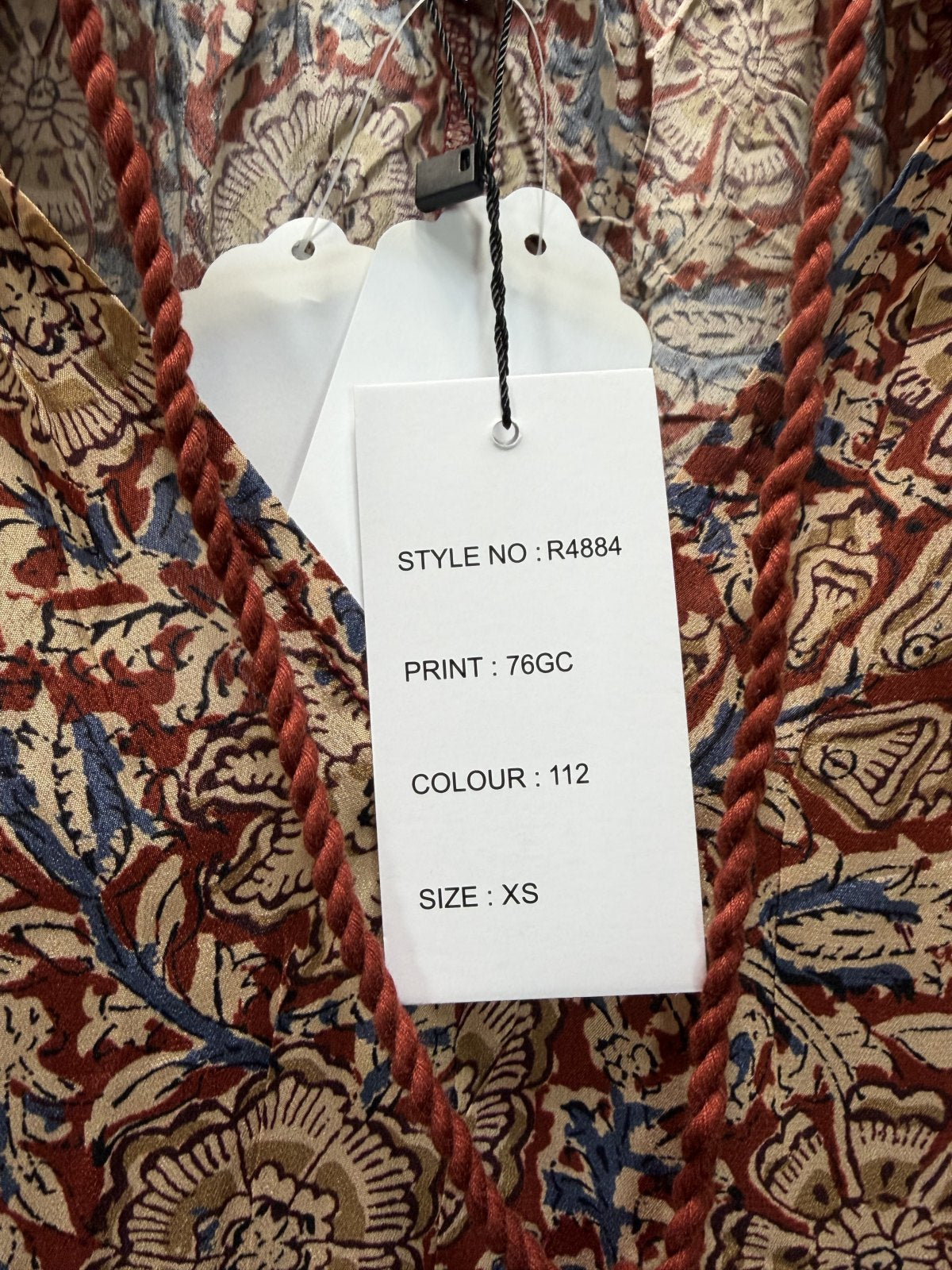 RAGA Floral Boho Maxi Dress – XS – 100% Viscose – NWT