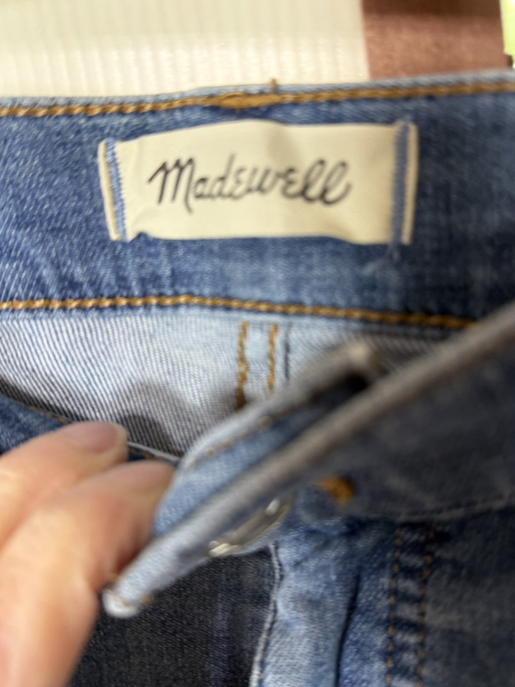 Madewell 10" High-Rise Skinny Crop Jeans Women's Size 29 Light Wash Stretch Denim