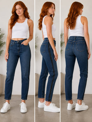 Silver Jeans Co. Side Stripe Slim Jeans