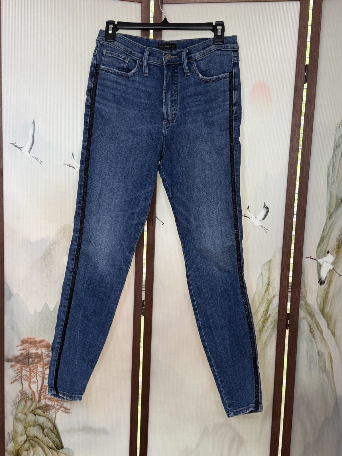 Silver Jeans Co. Side Stripe Slim Jeans