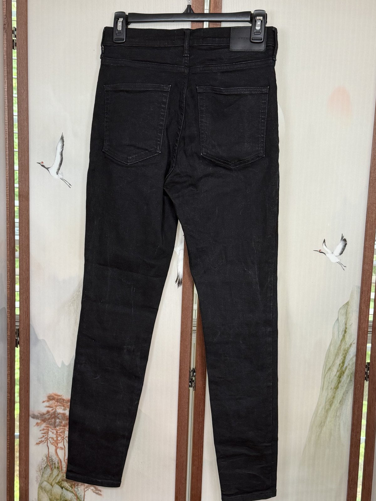Everlane The High Rise Skinny Jeans – Black – Size 28