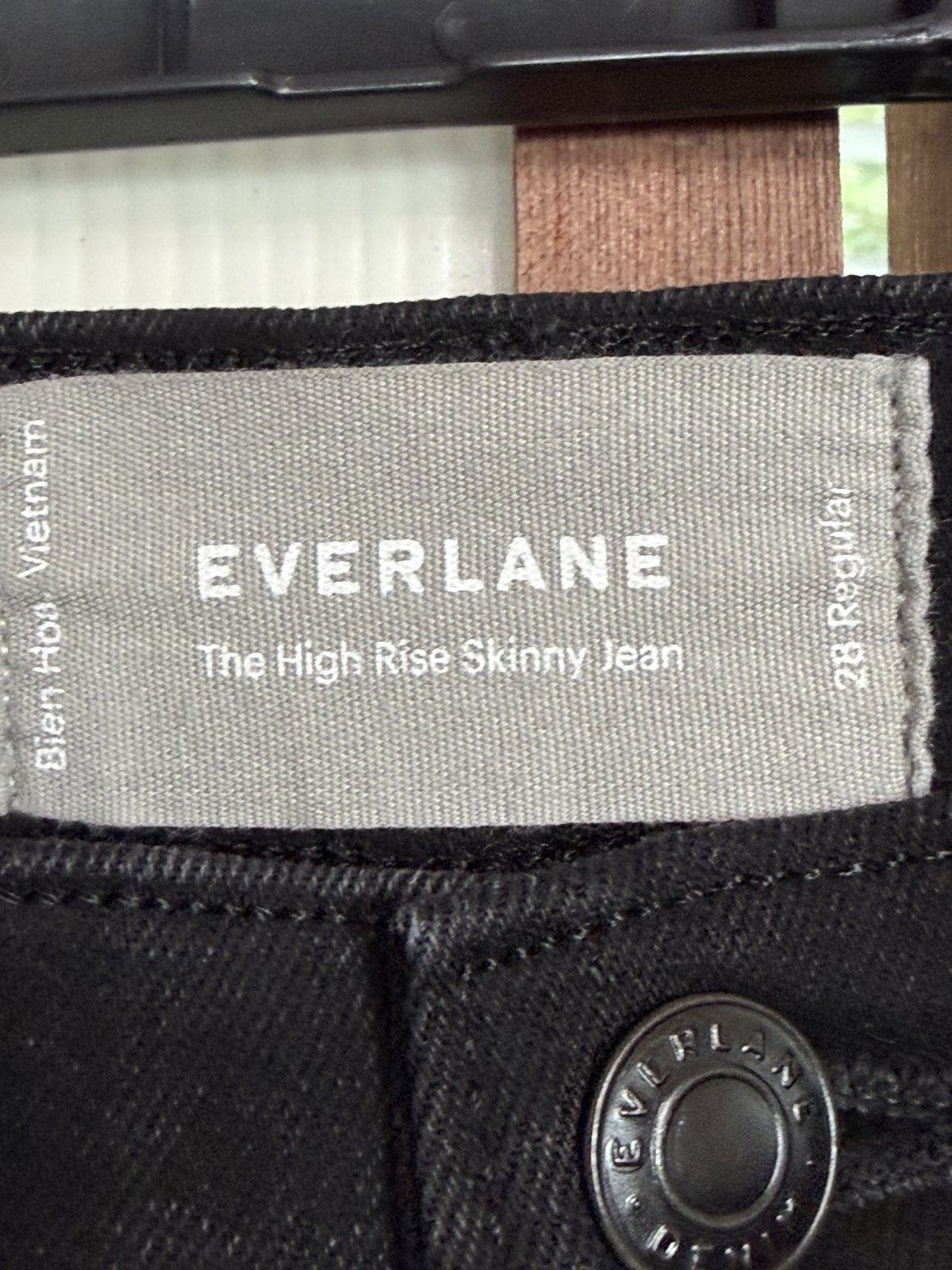 Everlane The High Rise Skinny Jeans – Black – Size 28