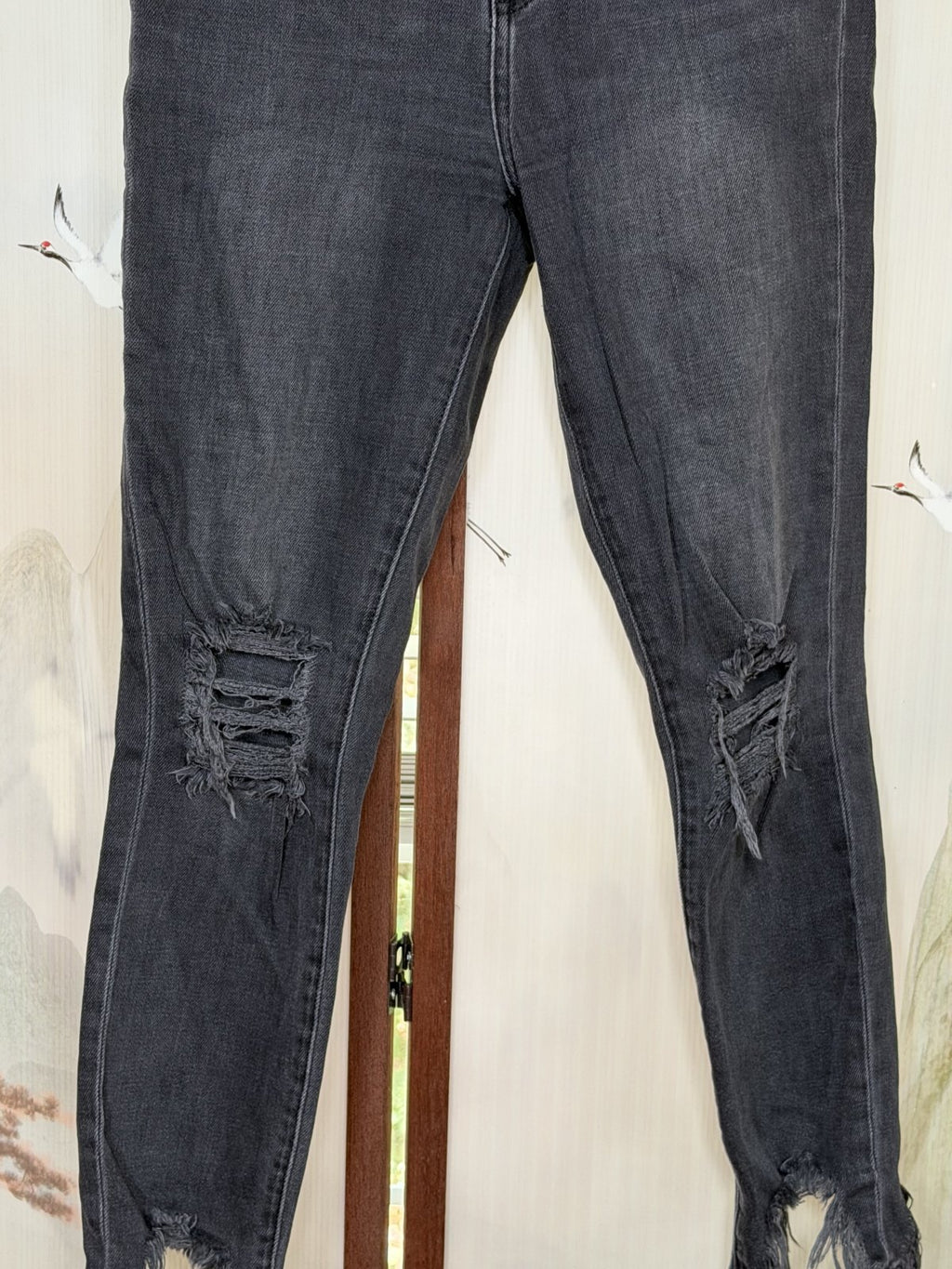 L'AGENCE High Line Skinny Jeans – Nighttime Destroy – Size 26