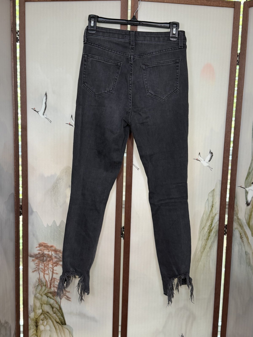 L'AGENCE High Line Skinny Jeans – Nighttime Destroy – Size 26