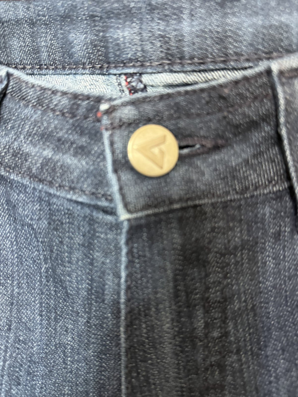 American Giant 218 Skinny Jeans Women's 30 Midtown Dark Wash Stretch Made USA
