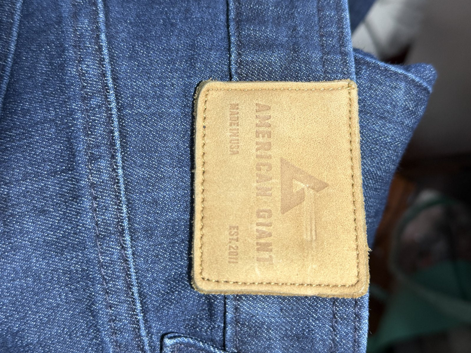 American Giant 218 Skinny Jeans Women's 30 Midtown Dark Wash Stretch Made USA