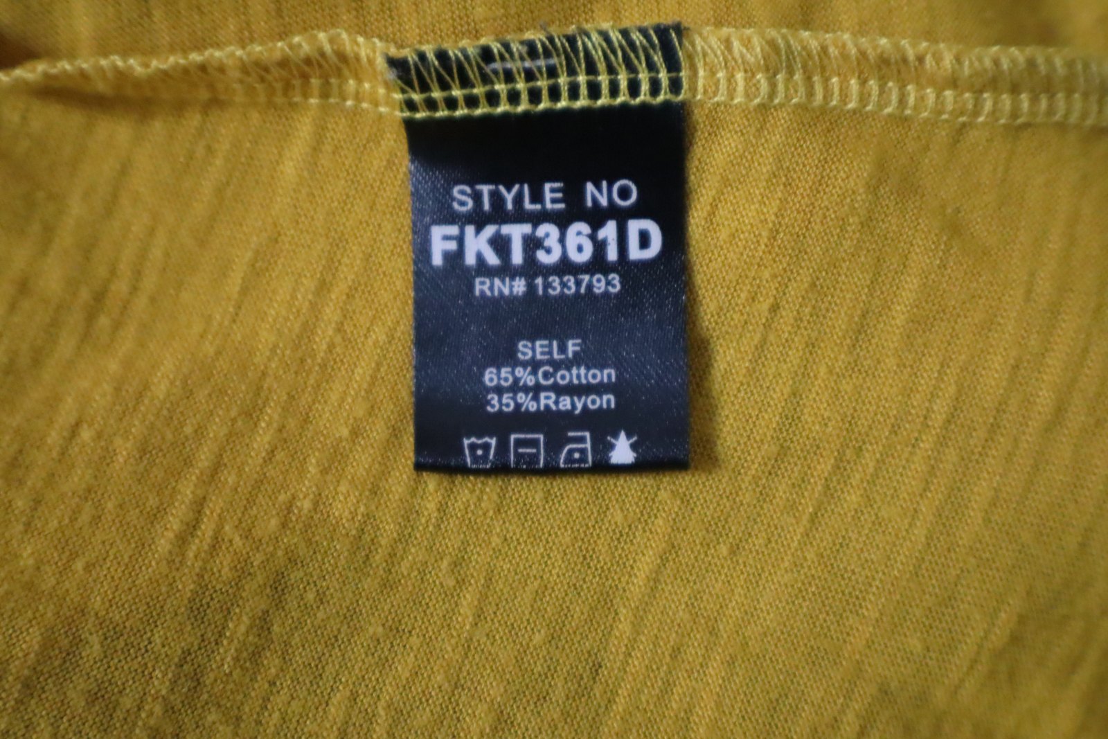 POL Mustard Yellow Lightning Bolt Graphic Tee Studded V-Neck Top Medium