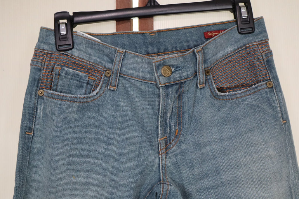 Citizens of Humanity by Jerome Dahan Low Rise Flare Jeans Size 28 Made USA Cut 2421