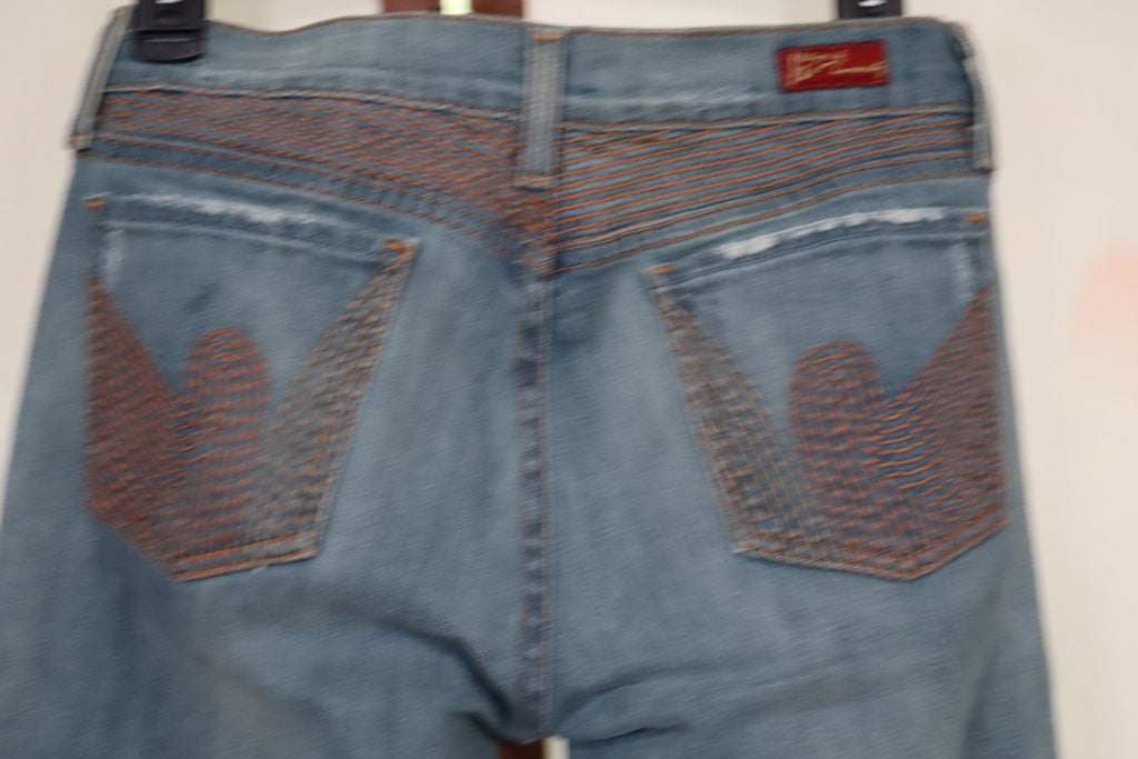 Citizens of Humanity by Jerome Dahan Low Rise Flare Jeans Size 28 Made USA Cut 2421