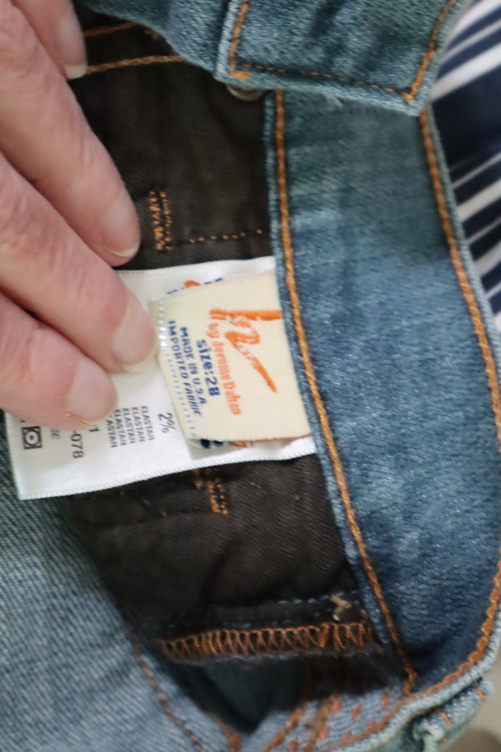 Citizens of Humanity by Jerome Dahan Low Rise Flare Jeans Size 28 Made USA Cut 2421